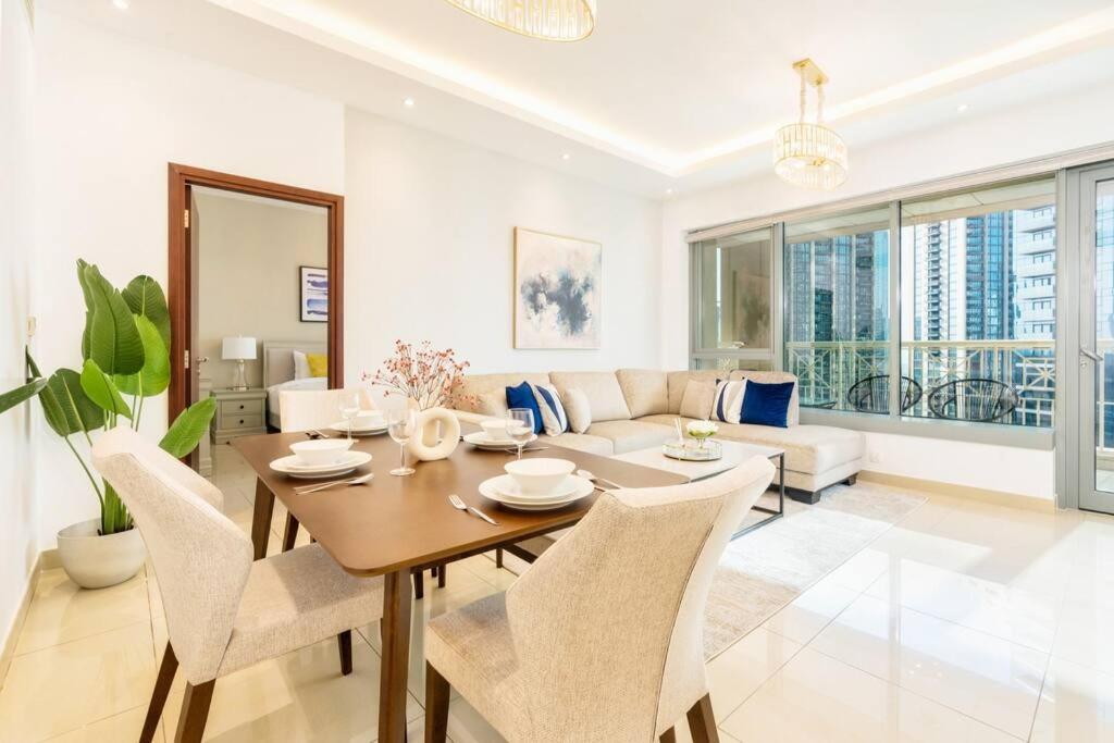 New! Luxury 3Bedroom With Spectacular Burj Views Downtown Dubai Exteriör bild
