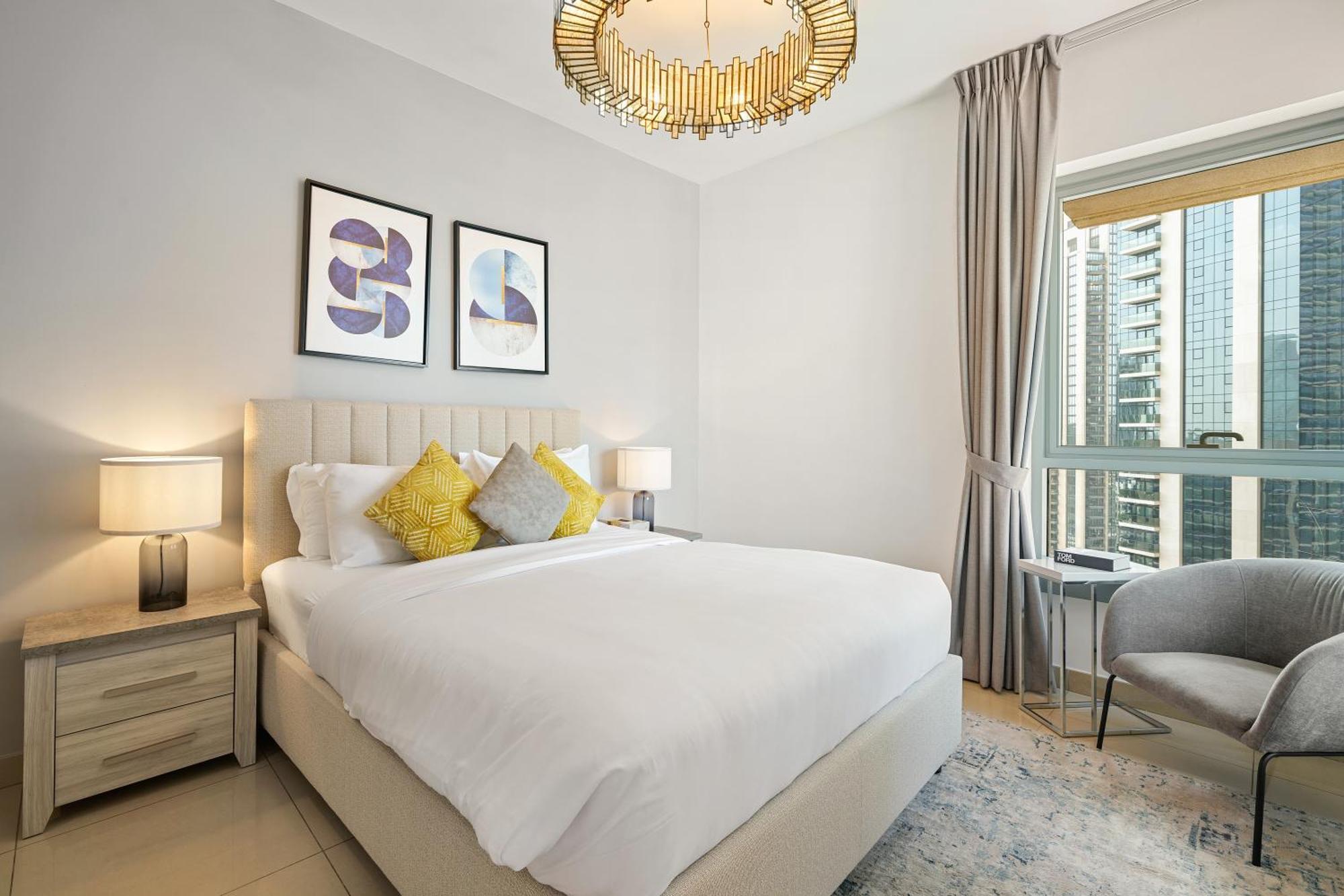 New! Luxury 3Bedroom With Spectacular Burj Views Downtown Dubai Exteriör bild