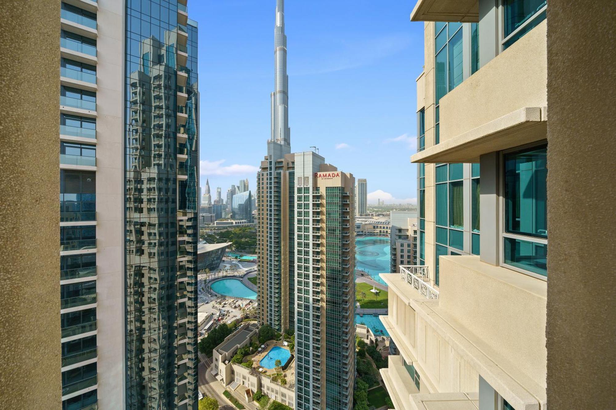 New! Luxury 3Bedroom With Spectacular Burj Views Downtown Dubai Exteriör bild