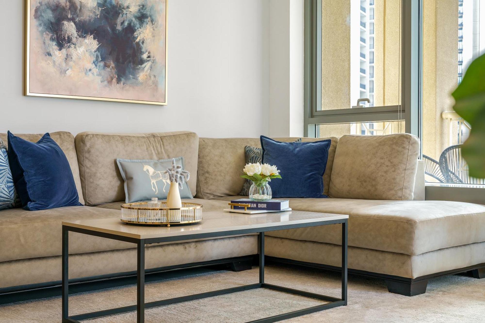 New! Luxury 3Bedroom With Spectacular Burj Views Downtown Dubai Exteriör bild